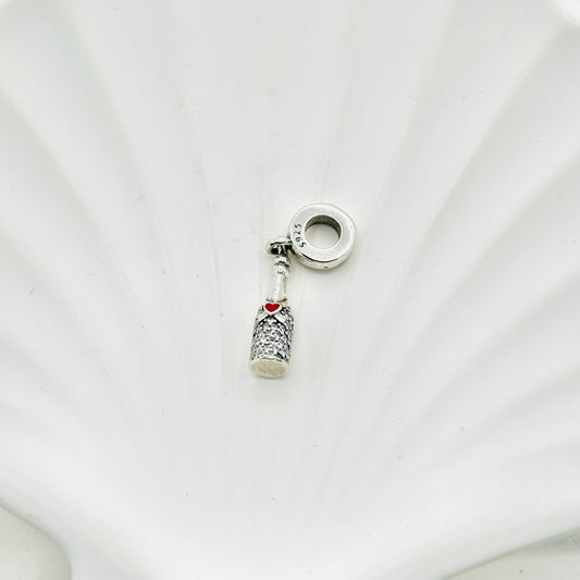 Wine Bottle Pandora 925 Sterling Silver Charm PDC33