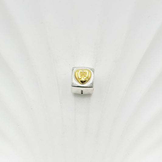 I Love you Pandora 925 Sterling Silver Charm PDC53