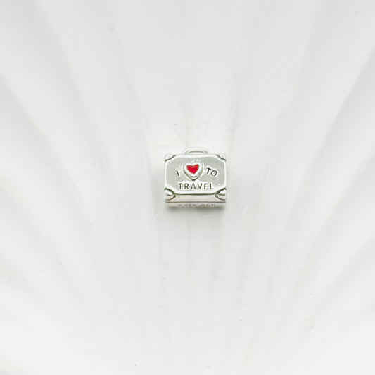 Travel Suitcase Pandora 925 Sterling Silver Charm PDC54