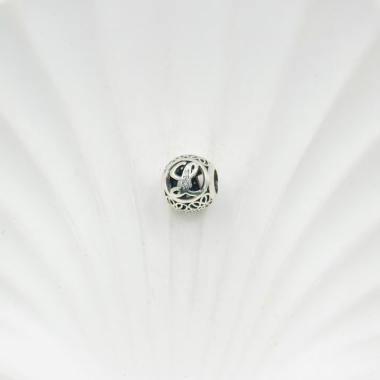 L Alphabet Pandora 925 Sterling Silver Charm PDC58