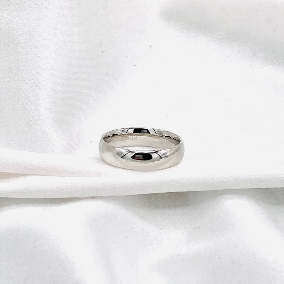Unisex Plain bands In Sterling Silver URS41
