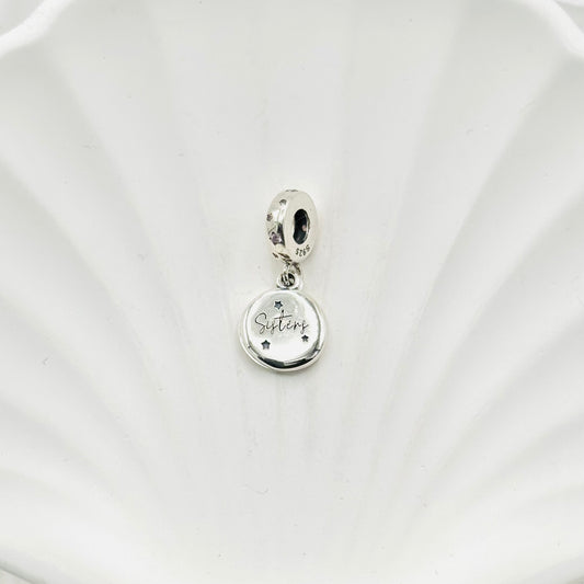 Sisters Pandora 925 Sterling Silver Charm PDC69