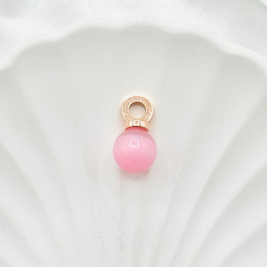 Christmas Pinkball Rosegold Pandora 925 Sterling Silver Charm PDC78