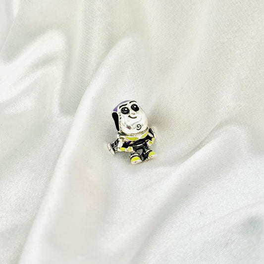 Disney Pixar Buzz Lightyear Pandora 925 Sterling Silver Charm PDC90