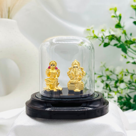 SHRI GANESH-LAXMI Idol 999 Pure Silver SID16