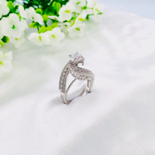 Women Silver Paris Ring WRI06