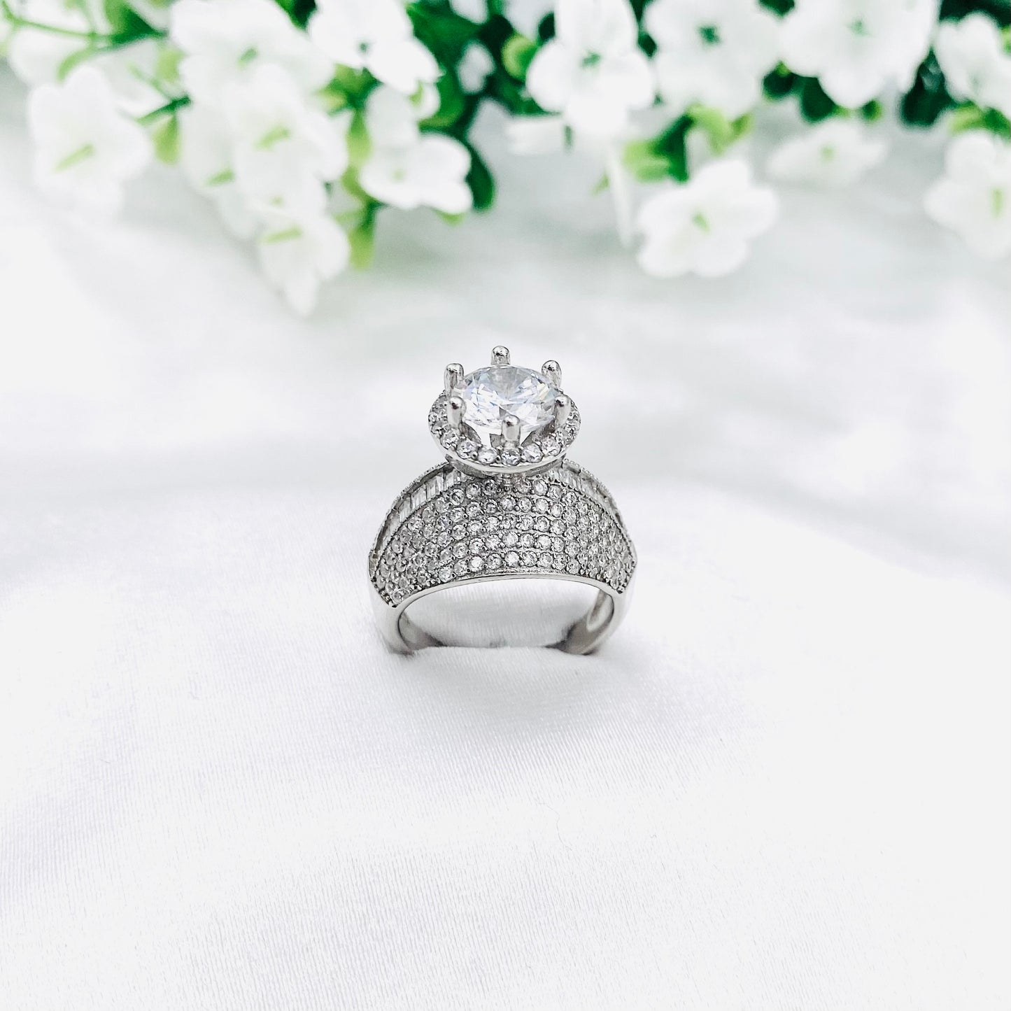 Women Silver Paris Ring WRI07