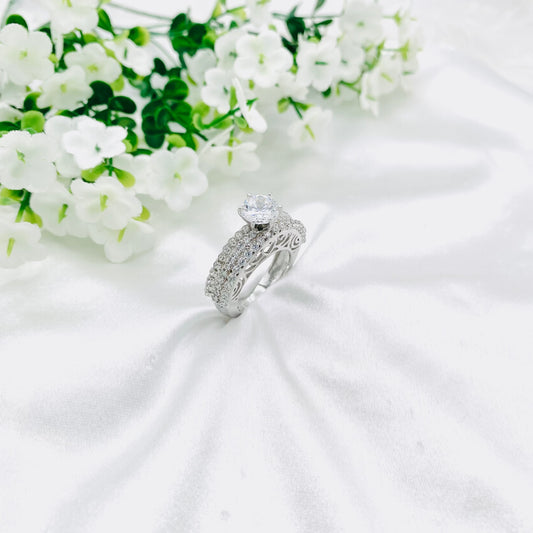 Women Cocktail Silver Ring WRI202