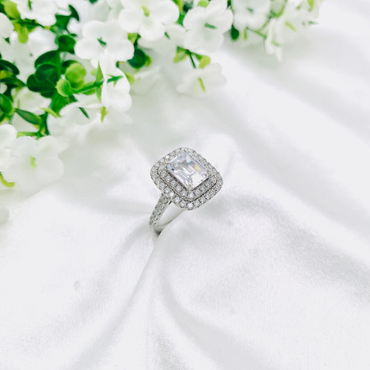 Women Cocktail Silver Ring WRI187