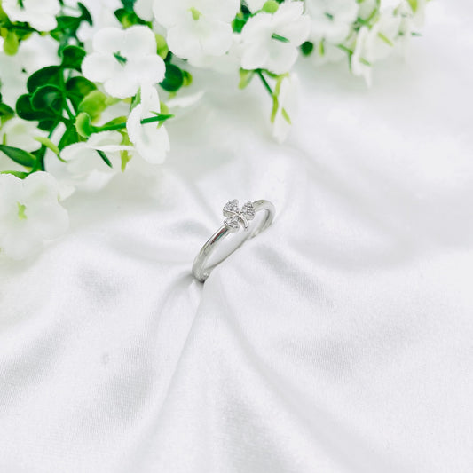 Women Sleek Silver Ring WRI180