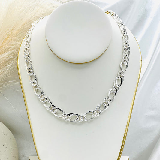 Rambo Link Necklace in 925 Sterling Silver MCH18