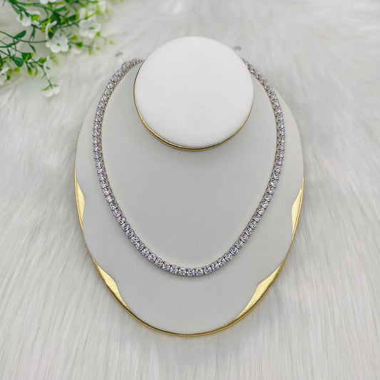 Sterling Silver Tennis Necklace UTN10