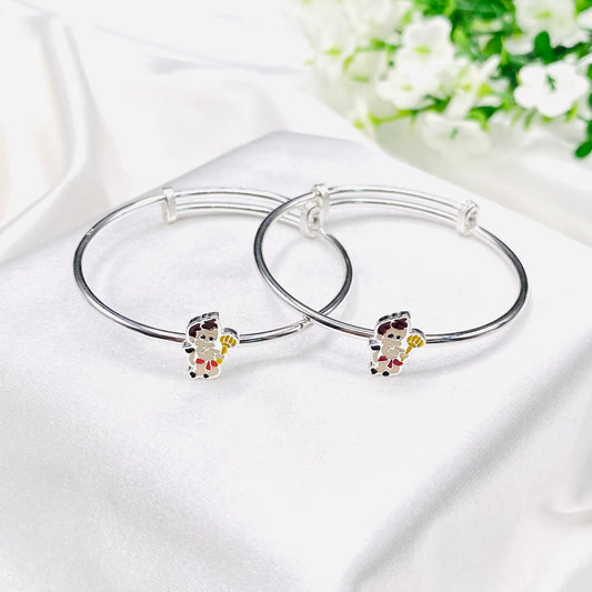 Chota bheem Kids Adjustable Bangle 925 Sterling Silver BKS31