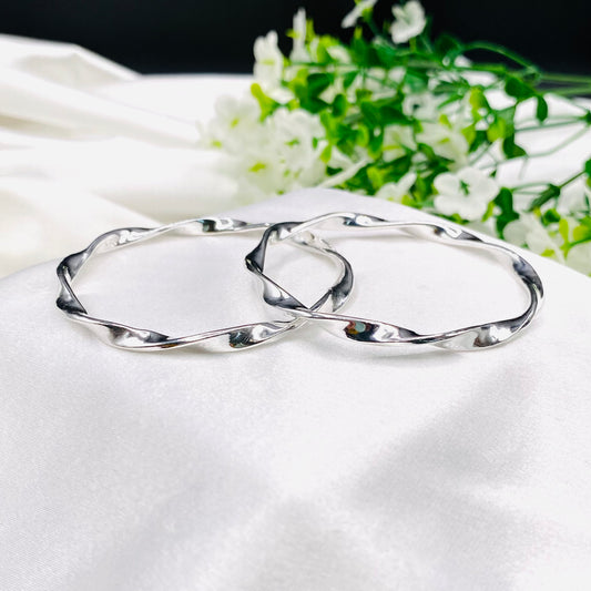 Kids Twisted 925 Sterling Silver Bangle BKS10