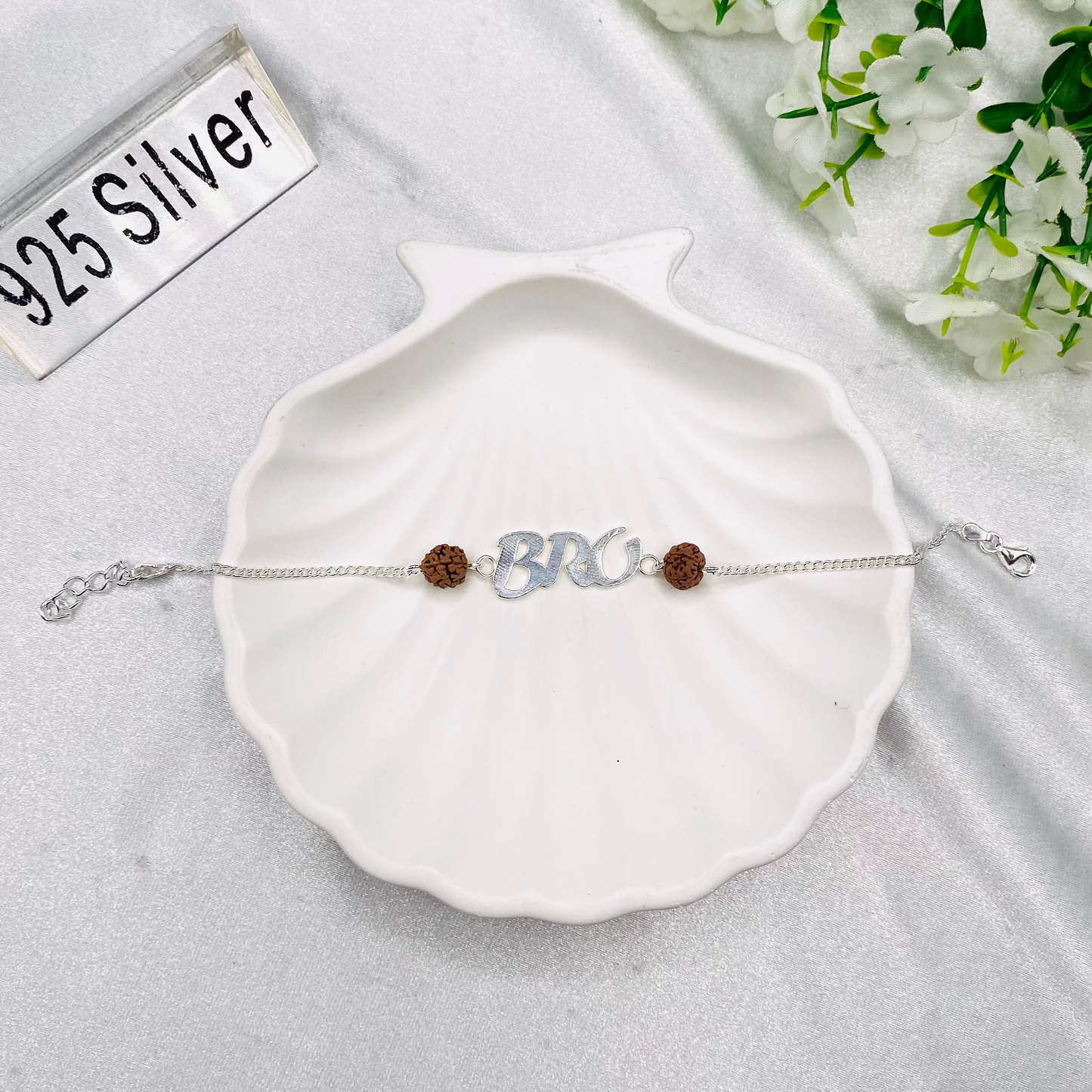 BRO 925 Silver Rakhi MRI54