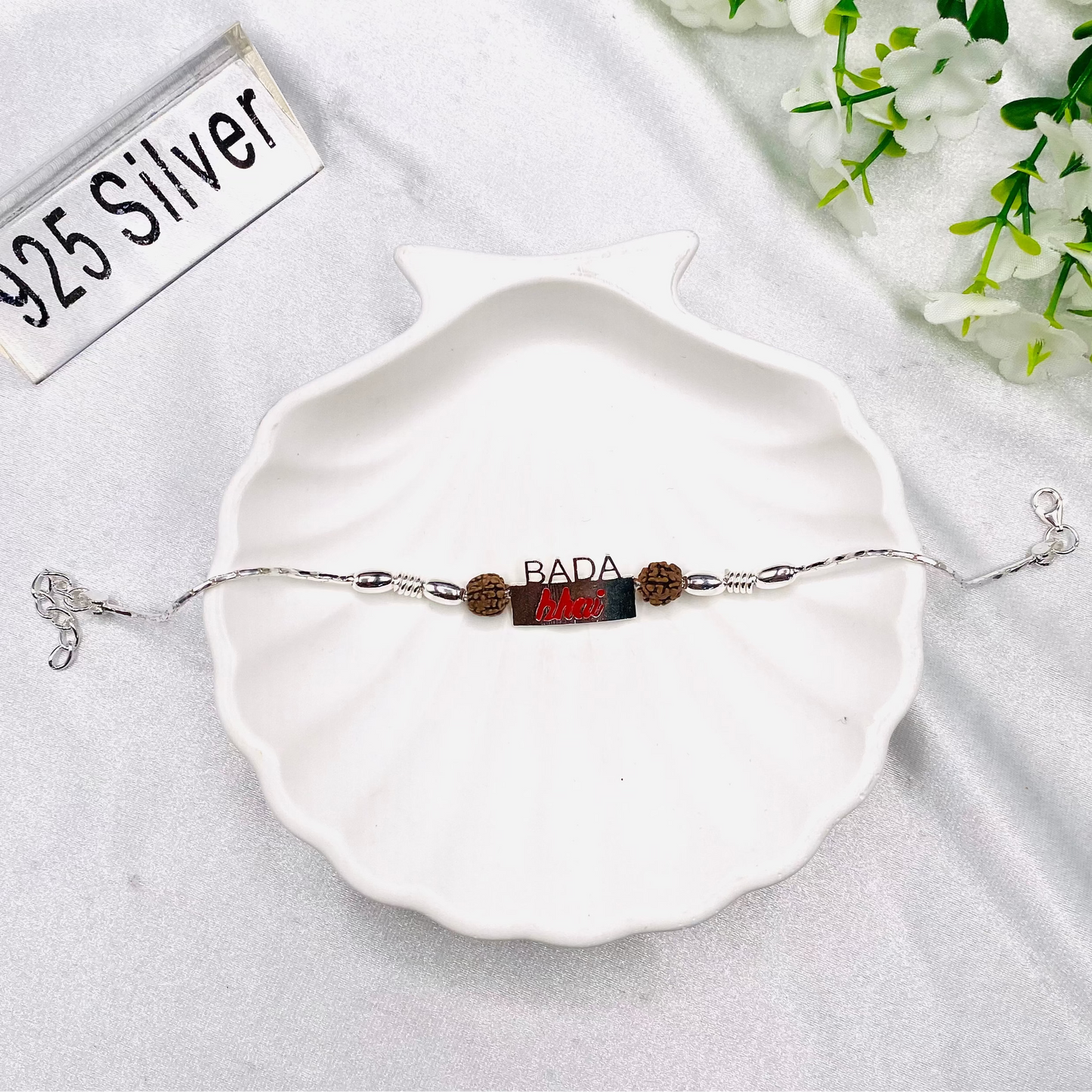 Bada Bhai 925 Silver Rakhi MRI53