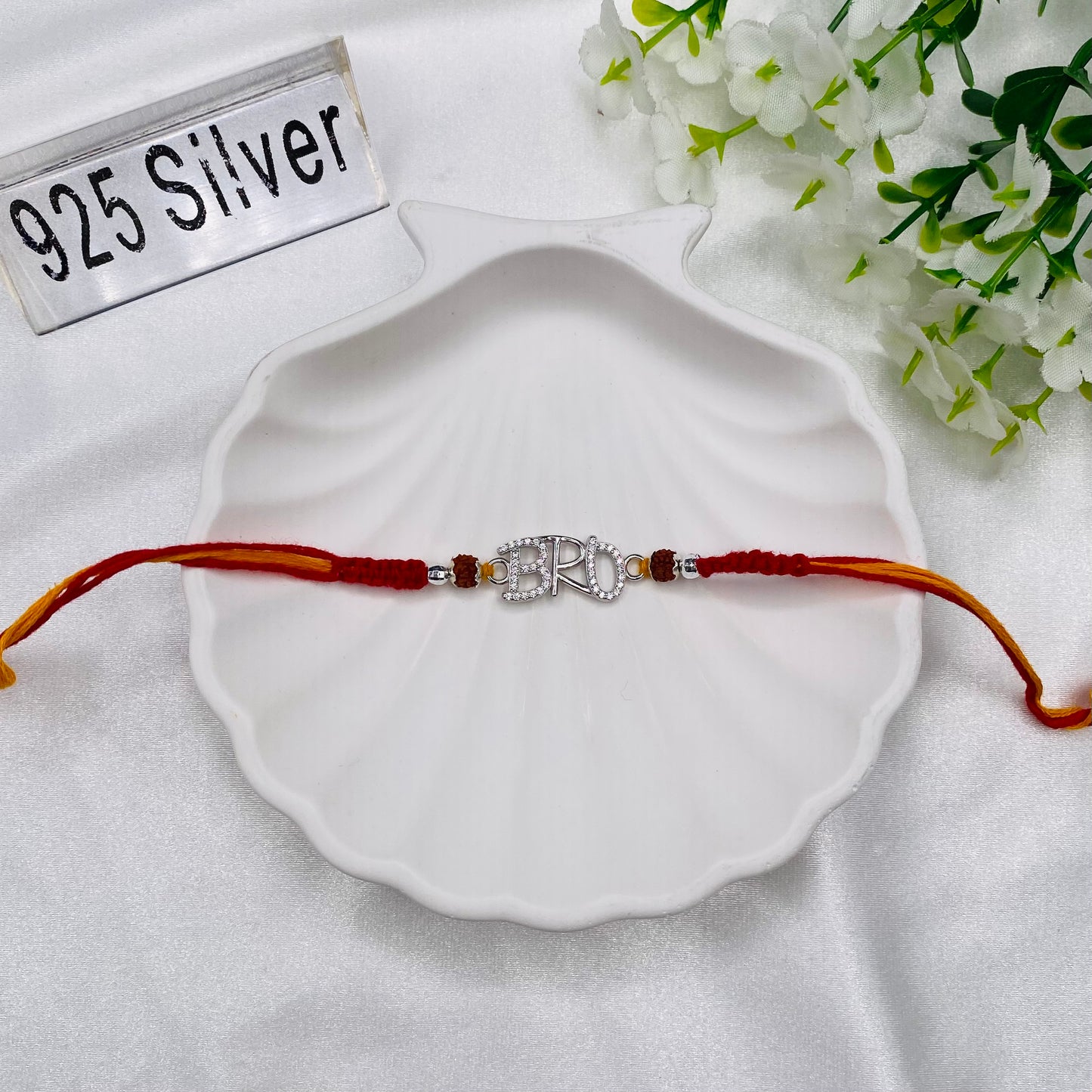 BRO Silver Rakhi Thread SRT15