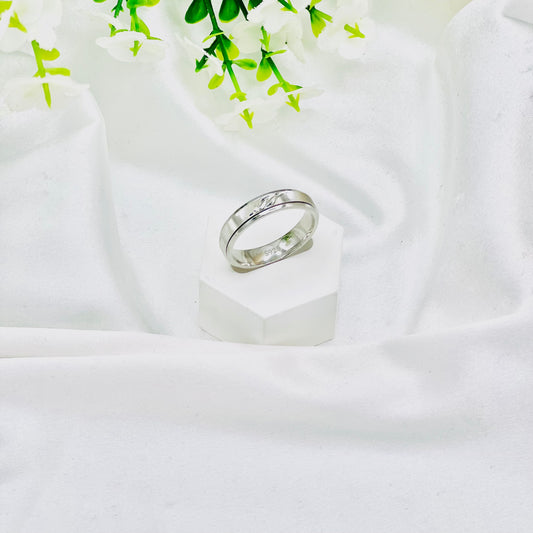 Unisex Spinner/Anxiety Relief Bands In Sterling Silver URS18