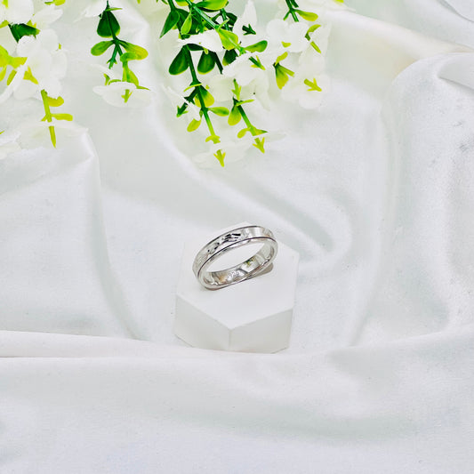 Unisex Spinner/Anxiety Relief Bands In Sterling Silver URS21