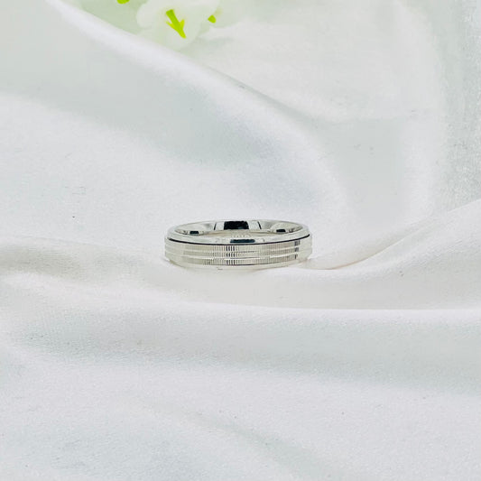 Unisex Spinner/Anxiety Relief Bands In Sterling Silver URS19